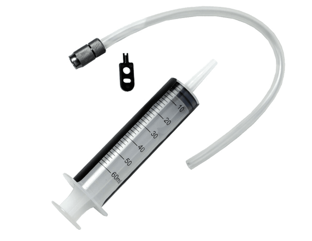 Tubeless sealant injector syringe