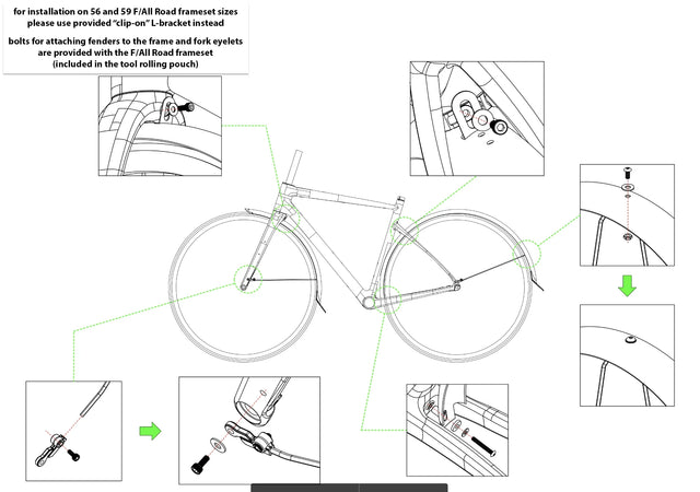 FARA F/All-Road Fender Set
