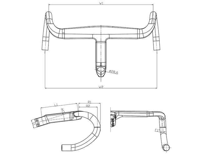 BLKTEC R8 Integrated Barstem